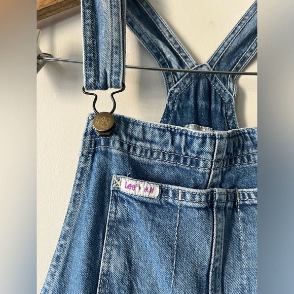 LEE X H&M Girls Denim Blue Overall Dress - Picture 4 of 7